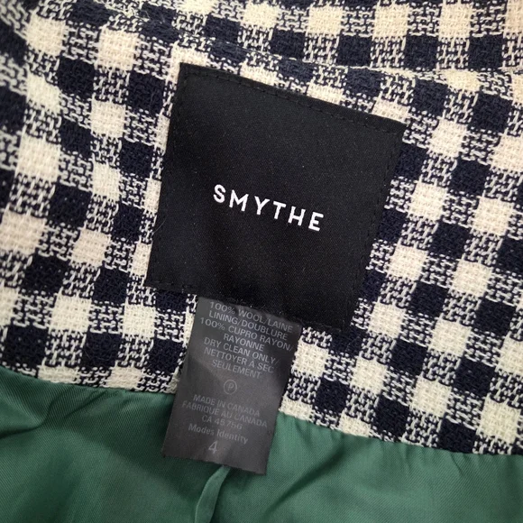 Smythe Check Print Blazer - Picture 5 of 5
